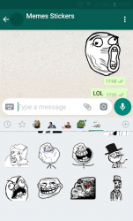 Screenshot 10 Pegatinas divertidas para whatsapp android