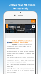 Imágen 6 Unlock ZTE Phone – Unlocking360.com android