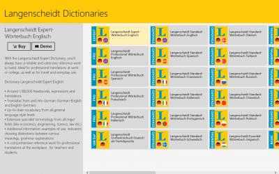 Screenshot 2 Langenscheidt Dictionaries windows