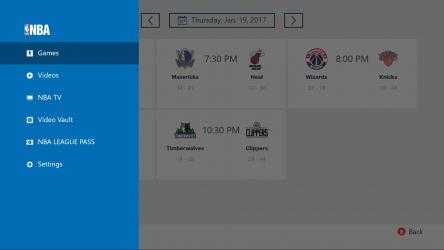 Captura de Pantalla 1 NBA app windows