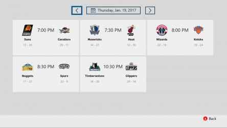 Screenshot 2 NBA app windows