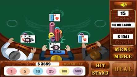 Captura de Pantalla 4 Blackjack Card Battle windows
