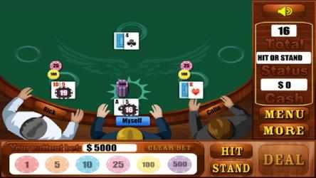 Captura de Pantalla 1 Blackjack Card Battle windows