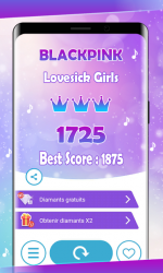 Captura de Pantalla 6 Lovesick Girls - Blackpink Kpop Piano Game android