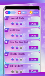 Captura de Pantalla 3 Lovesick Girls - Blackpink Kpop Piano Game android