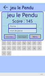 Screenshot 7 jeu le Pendu windows