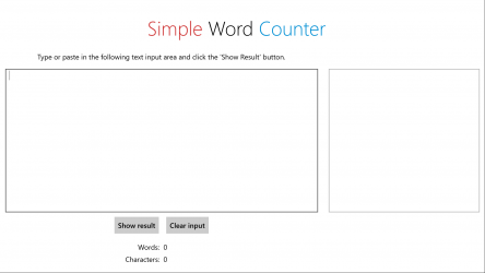 Captura 1 Simple Word Counter windows