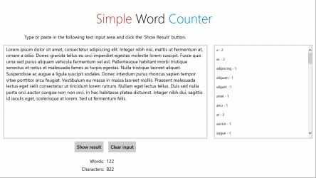 Screenshot 2 Simple Word Counter windows