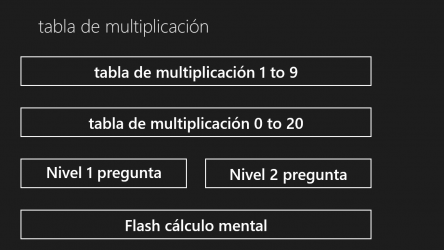 Screenshot 1 tabla de multiplicación windows
