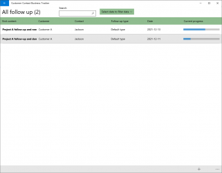 Screenshot 3 Customer Contact Business Tracker - Simple CRM windows