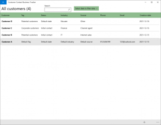 Screenshot 2 Customer Contact Business Tracker - Simple CRM windows