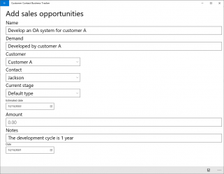 Screenshot 8 Customer Contact Business Tracker - Simple CRM windows