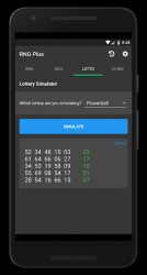 Captura de Pantalla 4 Random Number Generator Plus - Dice, Lotto, Coins android