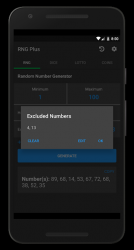 Imágen 7 Random Number Generator Plus - Dice, Lotto, Coins android