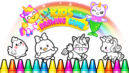 Capture 3 Rainbow Glitter Drawing Book android