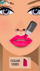 Captura de Pantalla 4 Lip Art : Game Lipstick android