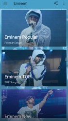 Screenshot 3 Music Pop Eminem -album new koleksi android