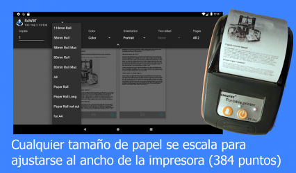 Captura 9 RawBT Servicio de impresión android