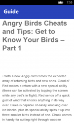 Screenshot 3 Angry Birds Guides windows