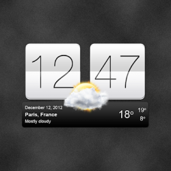 Captura de Pantalla 1 Sense V2 Flip Clock & Weather android