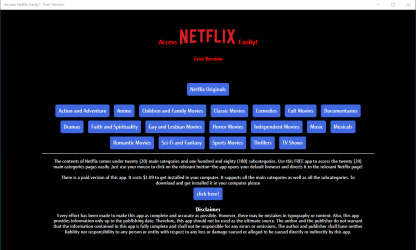 Imágen 1 Access Netflix Easily! - Free Version. windows