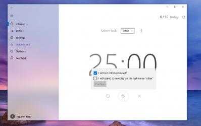 Screenshot 2 PomoDuctivity - Stay Focused windows