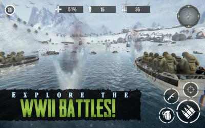 Captura de Pantalla 2 Call of Sniper WW2: Battleground World War Games android