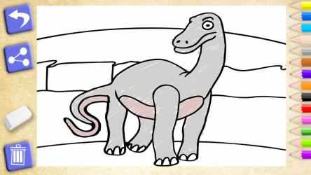 Captura 4 Colorear dinosaurios. Juegos educativos para niños windows