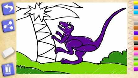 Imágen 3 Colorear dinosaurios. Juegos educativos para niños windows