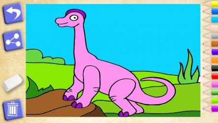 Captura 1 Colorear dinosaurios. Juegos educativos para niños windows