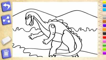 Captura 2 Colorear dinosaurios. Juegos educativos para niños windows