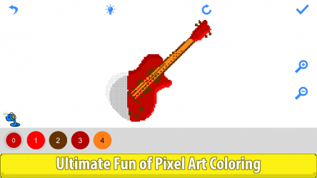 Imágen 6 Musical Instruments Pixel Art - Color by Number Book windows