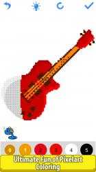 Capture 12 Musical Instruments Pixel Art - Color by Number Book windows