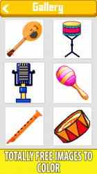 Screenshot 9 Musical Instruments Pixel Art - Color by Number Book windows