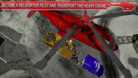 Image 1 Helicopter Transporter - Heavy Excavator Crane 3D windows