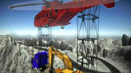 Captura de Pantalla 2 Helicopter Transporter - Heavy Excavator Crane 3D windows