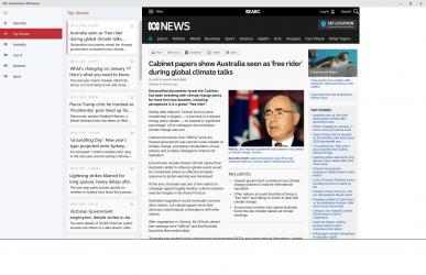 Captura 1 ABC Australia News RSS Reader windows