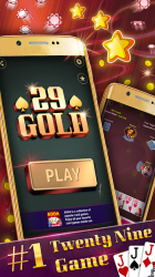Captura 3 Play 29 Gold card game offline android