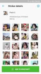 Screenshot 4 Jin Miran:Cute Baby Stickers-WAStickersApp android
