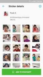 Screenshot 6 Jin Miran:Cute Baby Stickers-WAStickersApp android