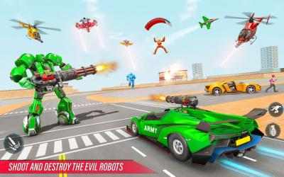 Screenshot 7 Army bus robot car game - juegos de robots android