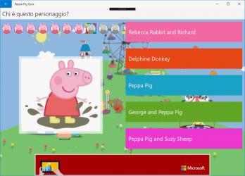 Capture 3 Peppa Pig Quiz windows