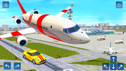 Screenshot 3 Airplane Pilot Flight Simulator: Car Driving Games android