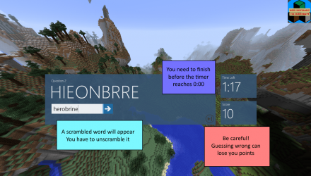 Imágen 3 Word Unscramble for Minecraft windows
