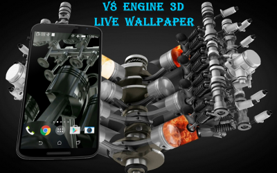 Image 2 Motor V8 3D Fondos Animados android