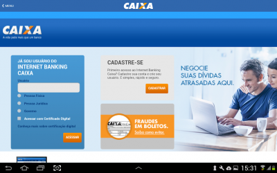 Screenshot 3 CAIXA para Tablets android