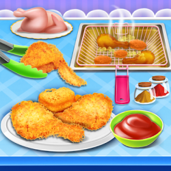 Screenshot 1 Freír pollo Maker: Fast Food Cocina android