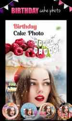 Captura de Pantalla 6 Name Photo on Birthday Cake windows