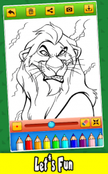 Captura de Pantalla 6 Lion Coloring Book King 2020 android
