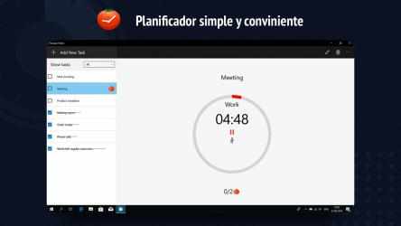 Screenshot 1 Tomato Timer - Planificador y Organizador de Tareas: para mejorar la productividad del trabajo o estudio windows